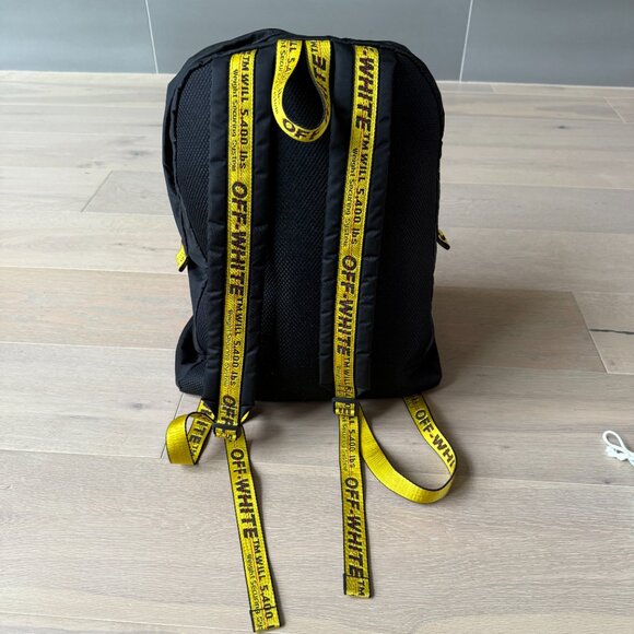 0FF-WHITE Nylon Easy Backpack Cross Arrow Logo c/o Virgil Abloh - Picture 4 of 13